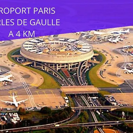 Paris Cdg : Duplex - 3 Bedrooms דירה *