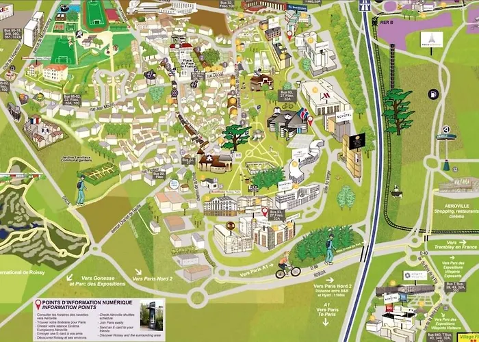 Paris Cdg : Duplex - 3 Bedrooms Apartment